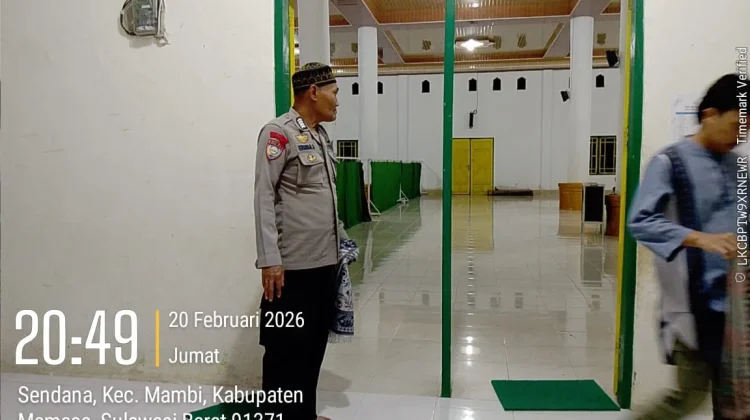 Polsek Mambi Amankan Tarawih 1447 H di Al-Amin