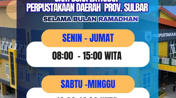 Ramadan Produktif, Perpustakaan Sulbar Tetap Buka 7 Hari Layani Masyarakat
