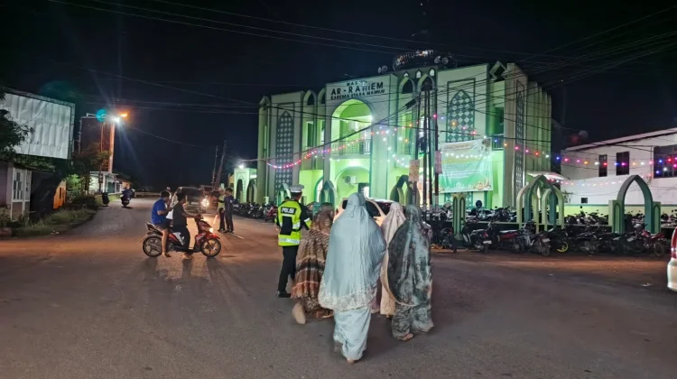 Ditlantas Polda Sulbar Fokus Atur Lalu Lintas di Masjid-Masjid Mamuju