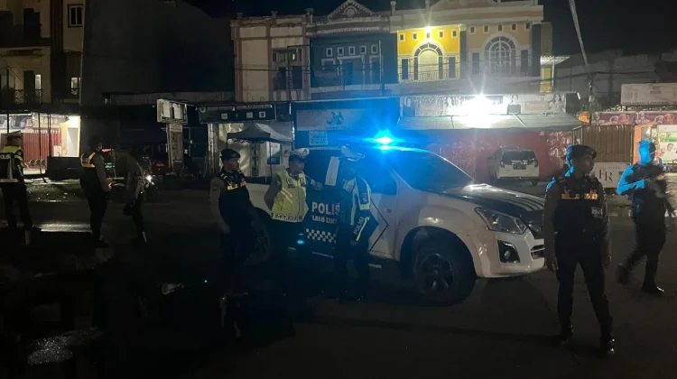 Polresta Mamuju Intens Gelar Patroli Malam Cegah Balap Liar