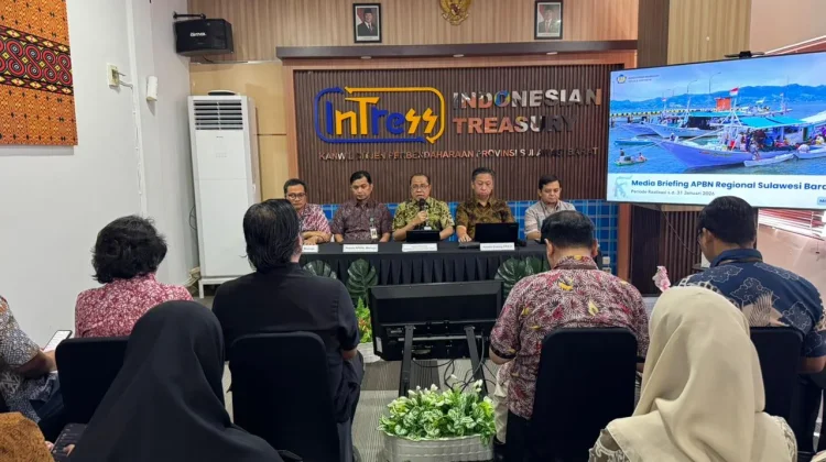Pendapatan APBN Regional Sulbar Diawal Tahun 2026 Capai Rp64,63 Miliar