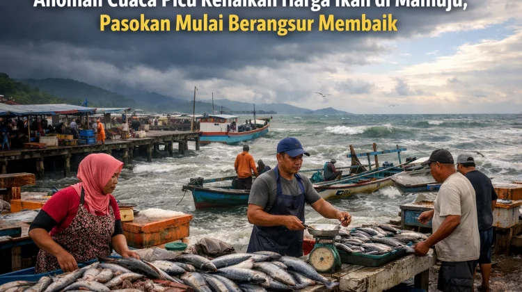Anomali Cuaca Picu Kenaikan Harga Ikan di Mamuju, Pasokan Mulai Berangsur Membaik