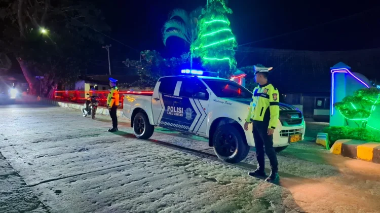 Polres Mamasa Gelar Blue Light Patrol, Pastikan Keamanan dan Kelancaran Malam Hari