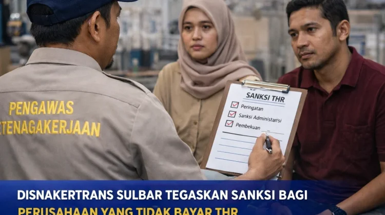 Disnakertrans Sulbar Tegaskan Sanksi bagi Perusahaan yang Tidak Bayar THR
