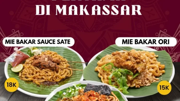Mie Bakar, Sensasi Smoky dari Tenda Teduh
