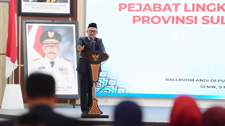 Pelantikan di Lingkup Pemprov Sulbar, Gubernur: yang Belum Dilantik Jangan Kecewa