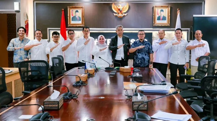 Bupati Mateng Kunjungi Kemensos RI, Perkuat Sinergi Program Kesejahteraan Sosial