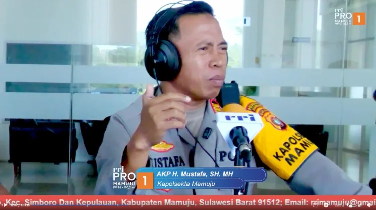 Kapolsekta Mamuju Imbau Warga Hidupkan Kembali Poskamling