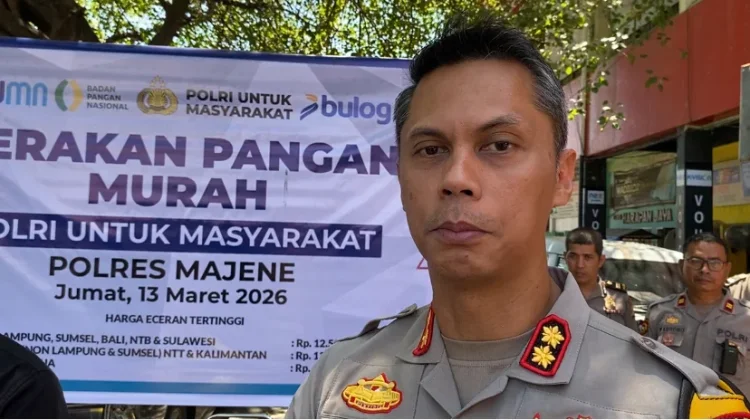 Serentak Se-Indonesia, Polres Majene Gelar Gerakan Pangan Murah