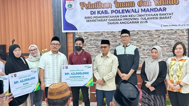 Biro Pemkesra Sulbar Gelar Pelatihan Imam dan Khatib di Polman, diikuti 60 Peserta