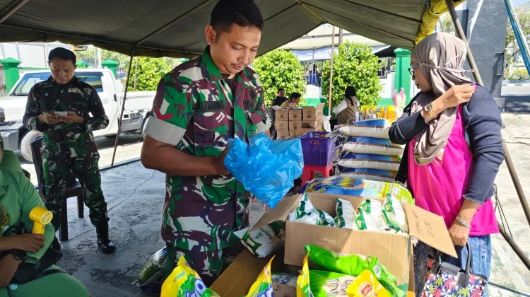 Tekan Harga Pangan Jelang Idul Fitri, Korem 142/Tatag Gelar Bazar Ramadan di Mamuju