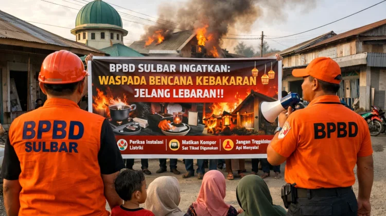 BPBD Sulbar Ingatkan Masyarakat Waspada Bencana Kebakaran jelang Lebaran
