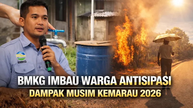 BMKG Imbau Warga Antisipasi Dampak Musim Kemarau 2026