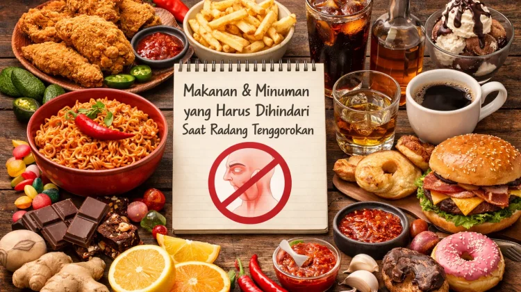 Makanan dan Minuman yang Harus Dihindari saat Radang Tenggorokan