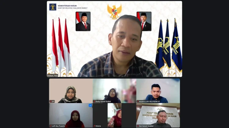 Kemenkum Sulbar Konsisten Laksanakan Sejumlah Program Layanan KI di Daerah