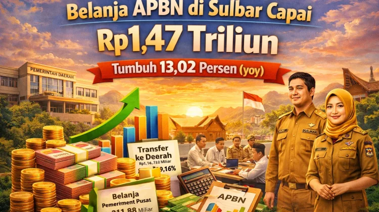Belanja APBN di Sulbar Capai Rp1,47 Triliun, Tumbuh 13,02 Persen Secara Year on Year