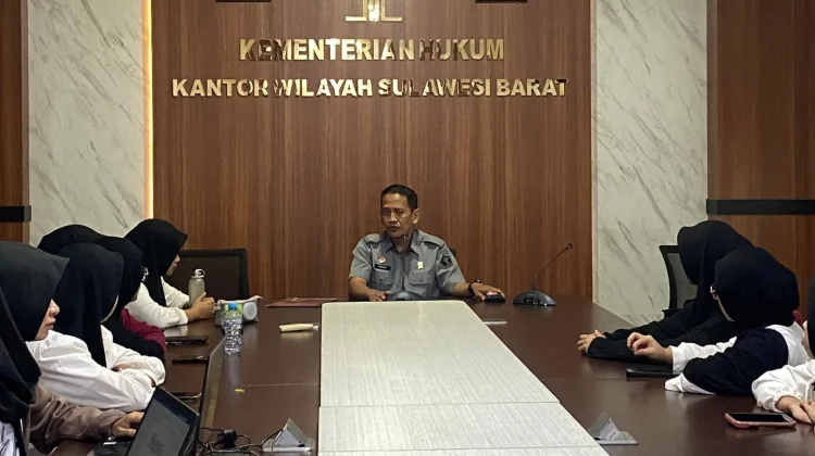 Perkuat Kesadaran KI, Kemenkum Sulbar Bekali Peserta Magang Pemahaman Hak Cipta