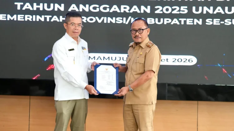 Pemprov Sulbar Serahkan LKPD 2025 ke BPK