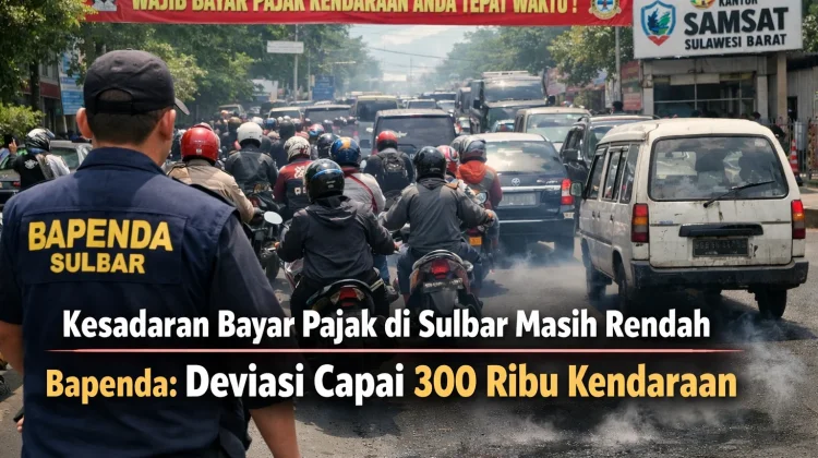 Sebanyak  300 Ribu Kendaraan di Sulbar Deviasi Bayar Pajak