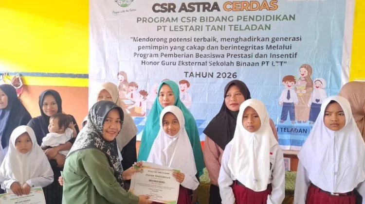Siswa Berprestasi Desa Polanto Jaya Terima Beasiswa Astra Cerdas