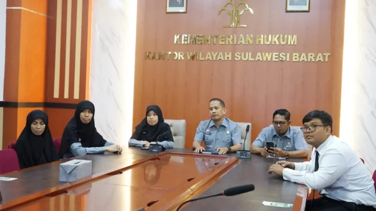 Kanwil Kemenkum Sulbar Pastikan Kesiapan Pelaksanaan Remedial Ujian Dinas