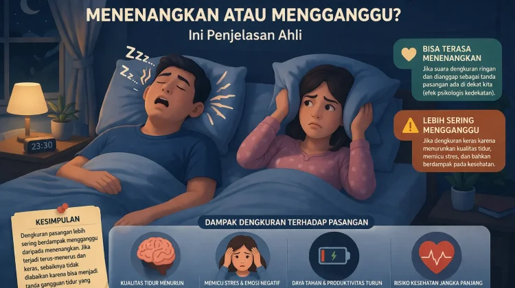 Dengkuran Pasangan: Menenangkan atau Justru Mengganggu?