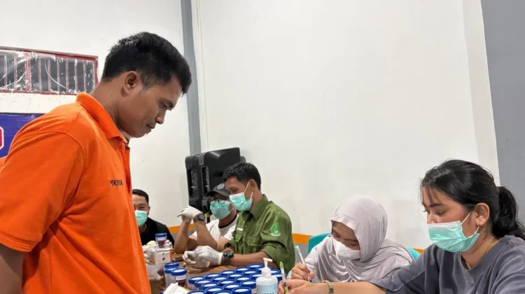 Puluhan Petugas dan Ratusan Warga Binaan Rutan Pasangkayu Jalani Tes Urine