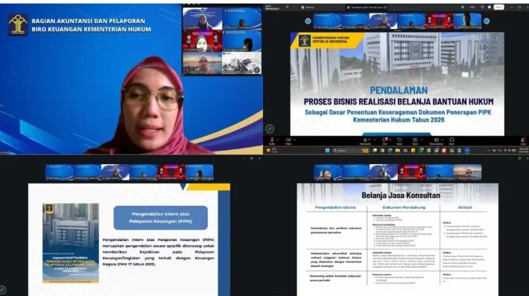 Kanwil Kemenkum Sulbar Dukung Penguatan Akuntabilitas Keuangan