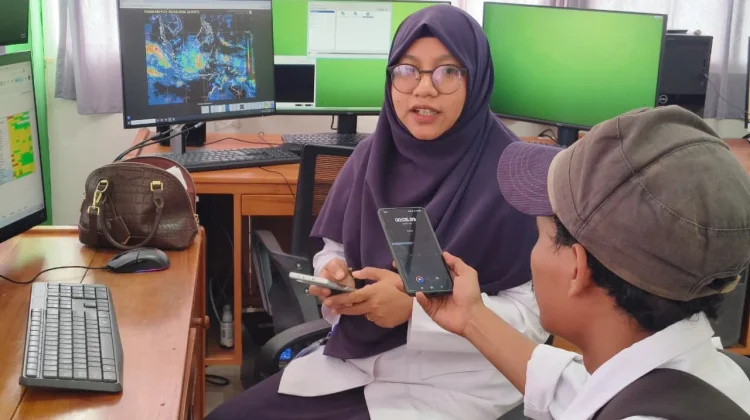 BMKG Mamuju Imbau Warga Waspadai Jam Rawan Hujan