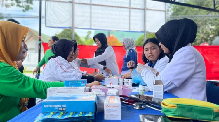 Rutan Mamuju  Bersama Kanwil Ditjenpass Gelar Donor Darah dan Pemeriksaan Geratis