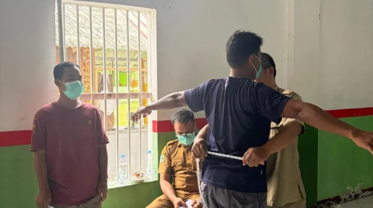 Rutan Pasangkayu Gelar Skrining Penyakit ke Warga Binaan