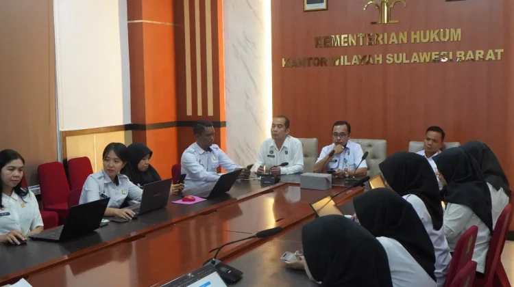 Tingkatkan Akuntabilitas, Kemenkum Sulbar Laksanakan Penilaian SPIP