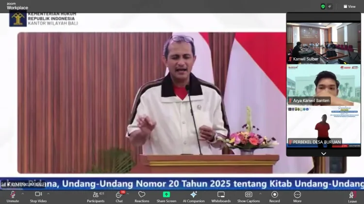 Kanwil Kemenkum Sulbar Perkuat Pemahaman KUHP dan KUHAP Baru