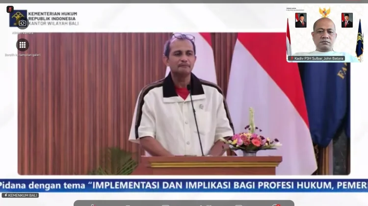 Kemenkum Sulbar Perkuat Pemahaman Aparatur Hadapi Implementasi KUHP Baru