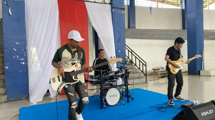 Jerat Band Warga Binaan Rutan Mamuju Guncang Pembukaan Turnamen Futsal