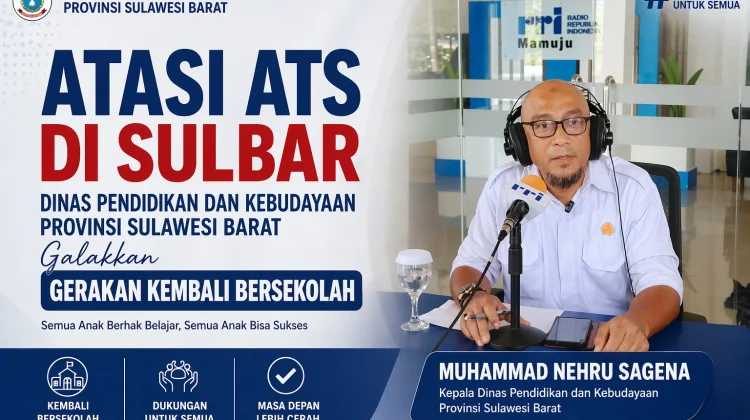 Atasi ATS di Sulbar, Dinas Pendidikan Galakkan Gerakan Kembali Bersekolah