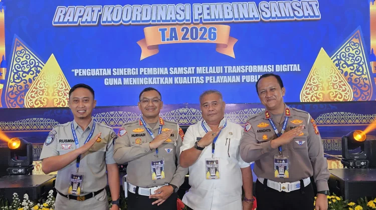 Hadiri Rakor Samsat Nasional, Dirlantas Polda Sulbar Komitmen Perkuat Sinergi