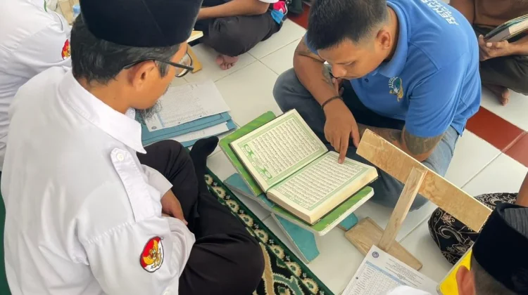 Dari Iqra hingga Juz Amma, Rutan Mamuju Perkuat Pembinaan Keagamaan