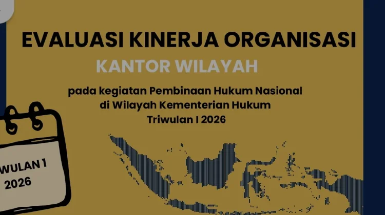 Kanwil Kemenkum Sulbar Raih Predikat Kinerja Sangat Baik Triwulan I 2026