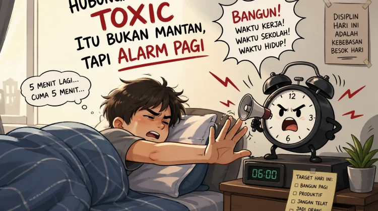 Hubungan Paling Toxic Itu Bukan Mantan, tapi Alarm Pagi