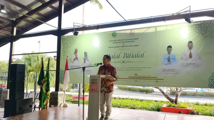 Kanwil Kemenkum Sulbar Hadiri Halal Bihalal INI-IPPAT, Perkuat Pembinaan Notaris