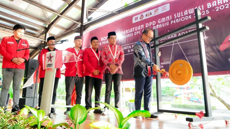 Gubernur Sulbar Buka Konferda GMNI, Tekankan Nasionalisme dan Kemandirian Kader