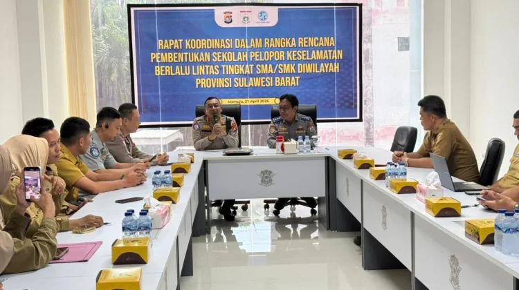 Ditlantas Polda Sulbar  Gagas Program Sekolah Pelopor Keselamatan