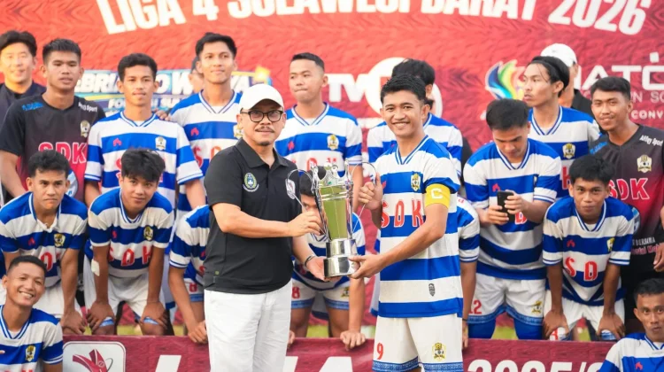 Juara Liga 4 Piala Gubernur Sulbar, Persimaju Mamuju Kalahkan PS Taeso Putra 0-4