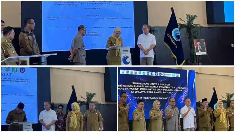 Kemenham dan Pemkab Mateng Teken Maklumat Pemenuhan Hak Asasi Manusia