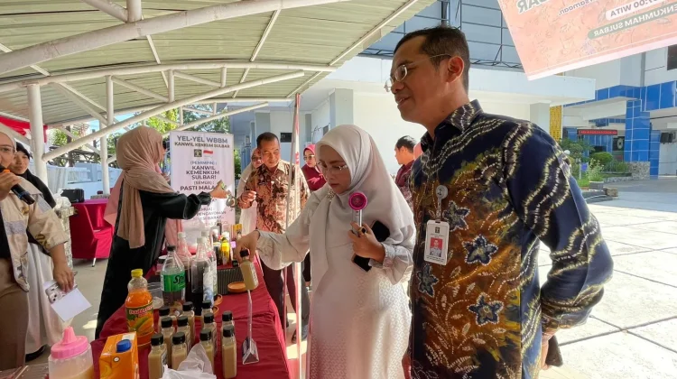 UMKM Warga Binaan Rutan Mamuju mengikuti Bazar DWP Kemenkum Sulbar