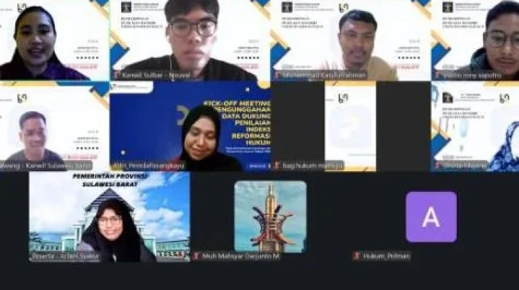 Kemenkum Sulbar Dorong Optimalisasi Pengisian IRH, Perkuat Tata Kelola Hukum