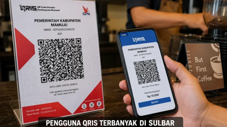 Mamuju dan Polman Pengguna QRIS Terbanyak di Sulbar