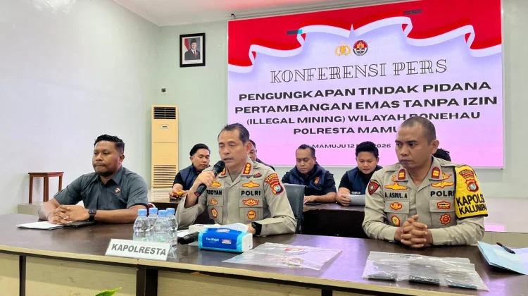 Polisi Gerebek Tambang Ilegal Bonehau Raup Rp300 Juta