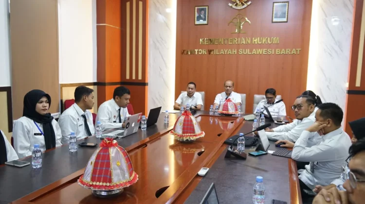 Kanwil Kemenkum Sulbar Evaluasi SPAK dan SPKP Perkuat Kualitas Layanan